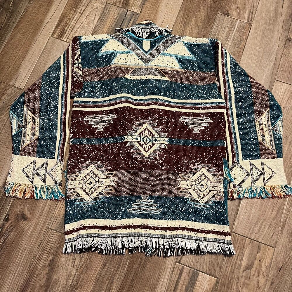 Aztec Wrapper Native American Indian Vintage Tape… - image 8